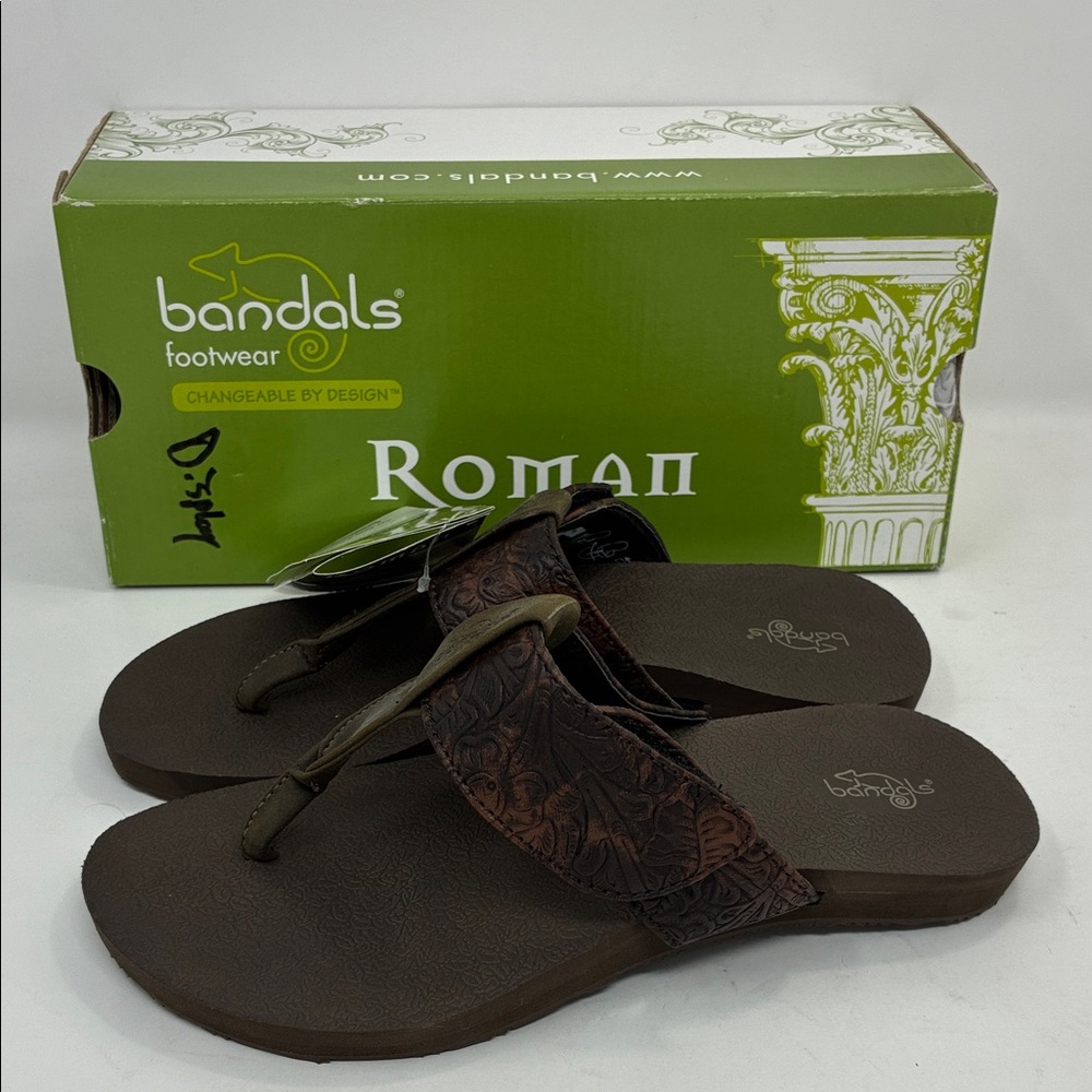 Size: 6 - Roma Brown Sandals